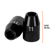 Dado cuadro 1/2' de impacto 6 puntas de 11 mm, TRUPER