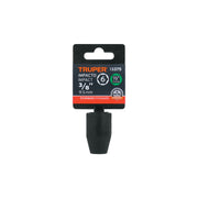 Dado de impacto de 3/8', 6 puntas, cuadro 1/2', TRUPER