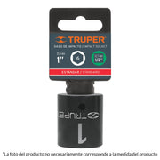 Dado cuadro 1/2' de impacto 6 puntas de 12 mm, TRUPER