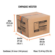 Dado cuadro 1/2' de impacto 6 puntas de 13 mm, TRUPER