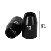 Dado cuadro 1/2' de impacto 6 puntas de 13 mm, TRUPER