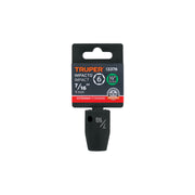 Dado de impacto de 7/16', 6 puntas, cuadro 1/2', TRUPER