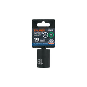 Dado cuadro 1/2' de impacto 6 puntas de 19 mm, TRUPER