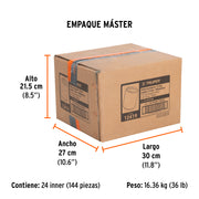 Dado cuadro 1/2' de impacto 6 puntas de 19 mm, TRUPER