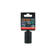 Dado de impacto de 5/8', 6 puntas cuadro 1/2', TRUPER