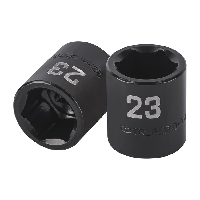 Dado de impacto de 23 mm, 6 puntas, cuadro 1/2', TRUPER