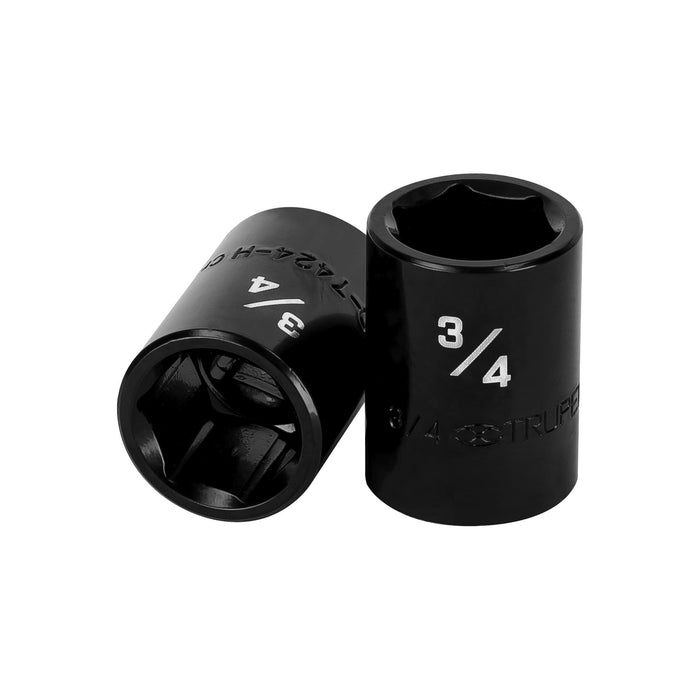Dado de impacto de 3/4', 6 puntas, cuadro 1/2', TRUPER