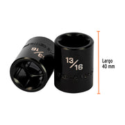 Dado de impacto de 13/16', 6 puntas, cuadro 1/2', TRUPER