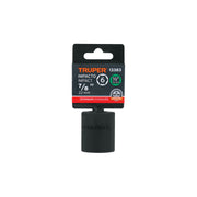 Dado de impacto de 7/8', 6 puntas, cuadro 1/2', TRUPER