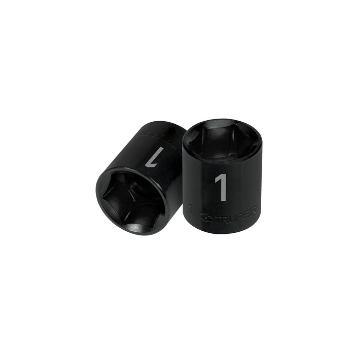 Dado de impacto de 1', 6 puntas, cuadro 1/2', TRUPER