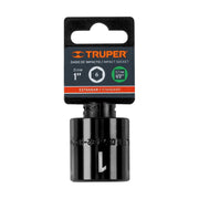 Dado de impacto de 1', 6 puntas, cuadro 1/2', TRUPER