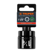 Dado de impacto de 1-1/8', 6 puntas, cuadro 1/2', TRUPER