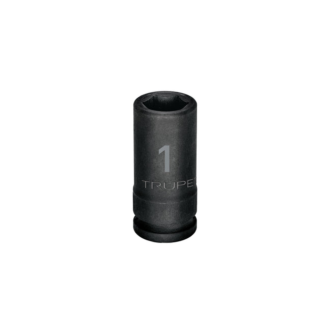 Dado largo de impacto de 1', 6 puntas, cuadro 3/4', TRUPER