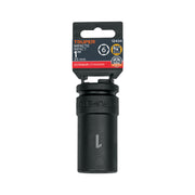 Dado largo de impacto de 1', 6 puntas, cuadro 3/4', TRUPER