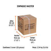 Paquete con 3 discos de lija 6' grano 80, para PUL-4X6T
