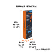 Desbrozadora eléctrica 1000 W mango 'D', 14' corte, TRUPER