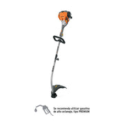 Desbrozadora a gasolina 30cc mango tipo 'D', 17'corte, curva