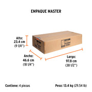 Desbrozadora eléctrica 550 W mango 'D', 13' corte, TRUPER