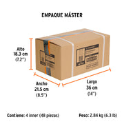 Dúo de mini desarmadores mango de acetato, TRUPER