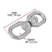 Destorcedor forjado de 1/4', FIERO