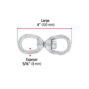 Destorcedor forjado de 5/16', FIERO