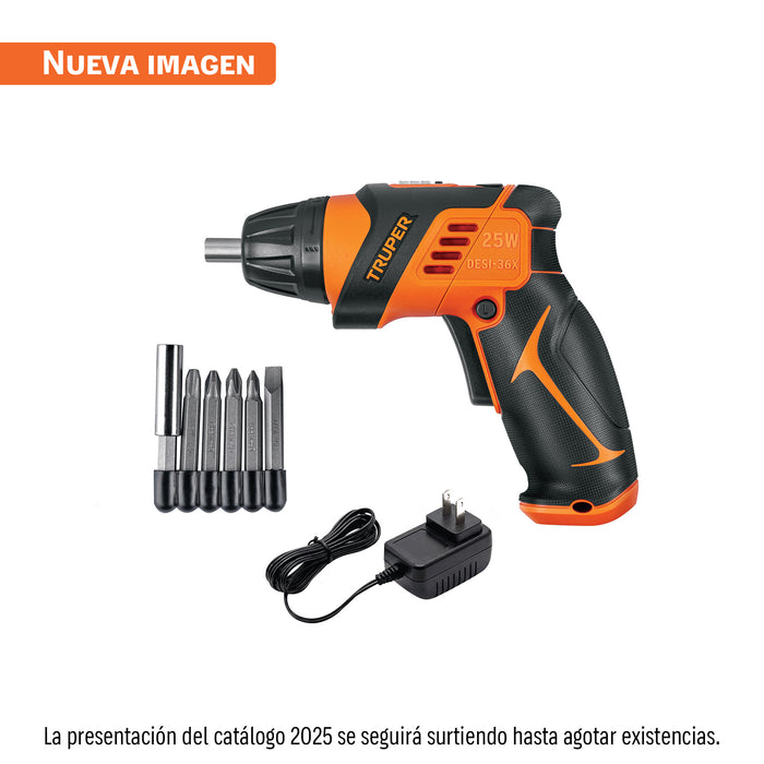 Destornillador 3.6V, 2 posiciones, PRO
