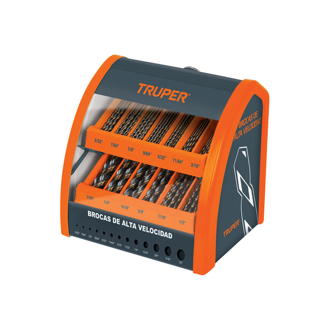 Despachador 13 compartimentos para brocas HSS con producto