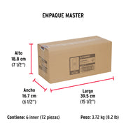 Destorcedor metálico de 1/4', FIERO