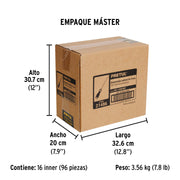 Desarmador cabinet 1/8 x 4' mango Comfort Grip, PRETUL
