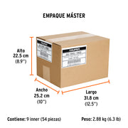 Desarmador cabinet 1/8' x 5' mango de acetato, TRUPER
