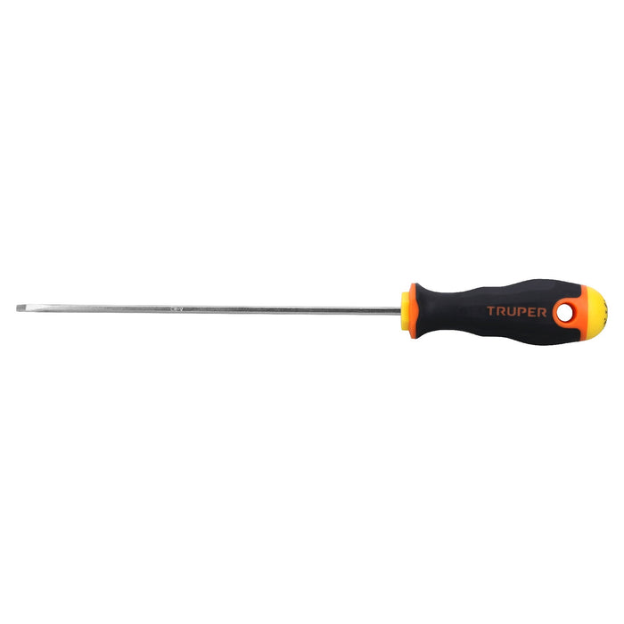 Desarmador cabinet 1/8' x 6' mango Comfort Grip, TRUPER