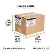 Desarmador cabinet 1/8' x 6' mango de acetato, TRUPER