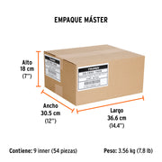 Desarmador cabinet 1/8' x 8' mango de acetato, TRUPER