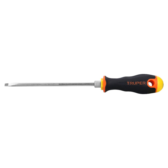Desarmador cabinet 3/16' x 6' mango Comfort Grip, TRUPER