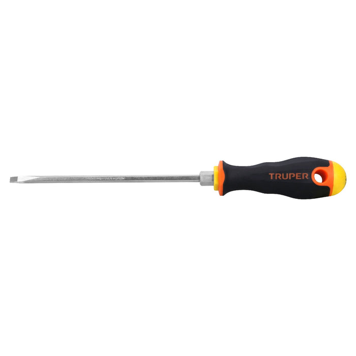 Desarmador cabinet 3/16' x 6' mango Comfort Grip, TRUPER
