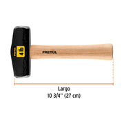 Marro tipo Nevada 4 lbs. mango 10-3/4', PRETUL