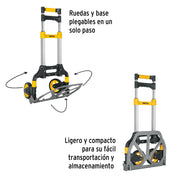 Diablo de carga, plegable de acero, 60 kg, PRETUL