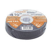Disco abrasivo de corte preciso metal 4-1/2' x 1 mm, TRUPER