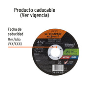 Disco abrasivo de corte preciso metal 4-1/2' x 1.6 mm EXPERT