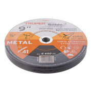 Disco abrasivo de corte preciso metal 9' x 2 mm, TRUPER