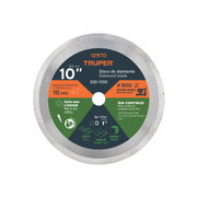 Disco de diamante de 10' x 2.2 mm, rin continuo, TRUPER