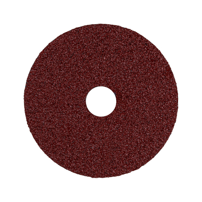 Disco de lija 4-1/2' con respaldo de fibra, grano 24, TRUPER