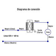 Atenuador de Luz deslizable con interruptor, línea Classic