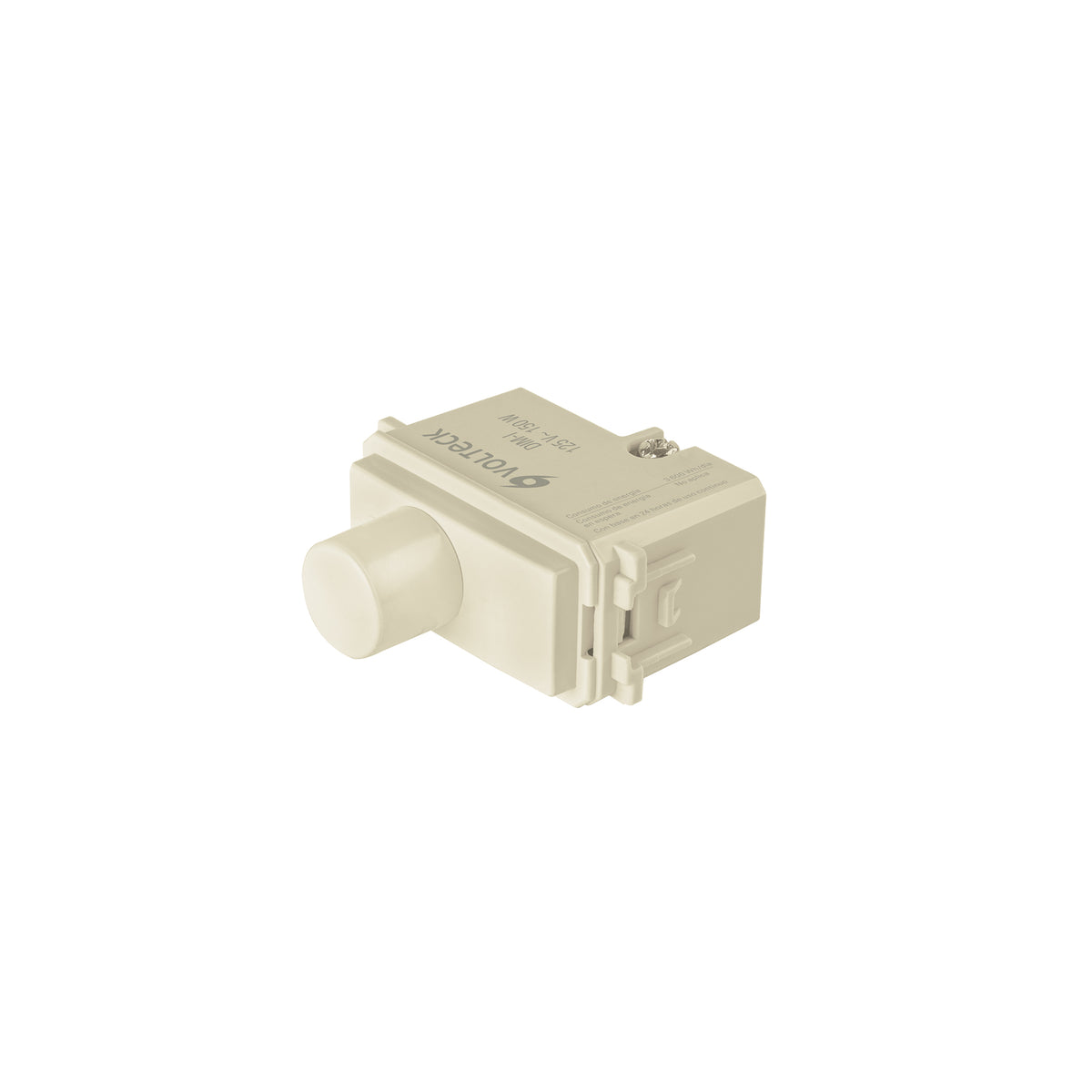 Dimmer giratorio, línea Italiana, marfil, VOLTECK