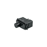 Dimmer giratorio, línea Italiana, color negro, VOLTECK