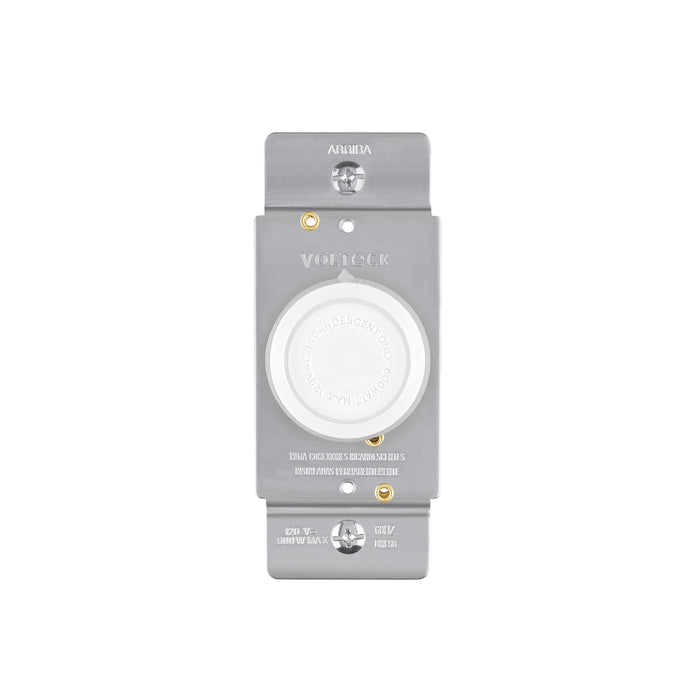 Atenuador de luz giratorio, Standard, blanco, VOLTECK