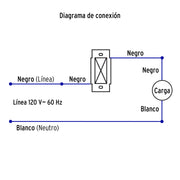 Atenuador de luz giratorio, Standard, blanco, VOLTECK