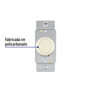 Atenuador de luz giratorio, Standard, marfil, VOLTECK