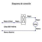 Atenuador de luz giratorio, Standard, marfil, VOLTECK