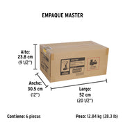 Destornillador de impacto 1/4', 20V, 1 batería 2Ah, PRETUL